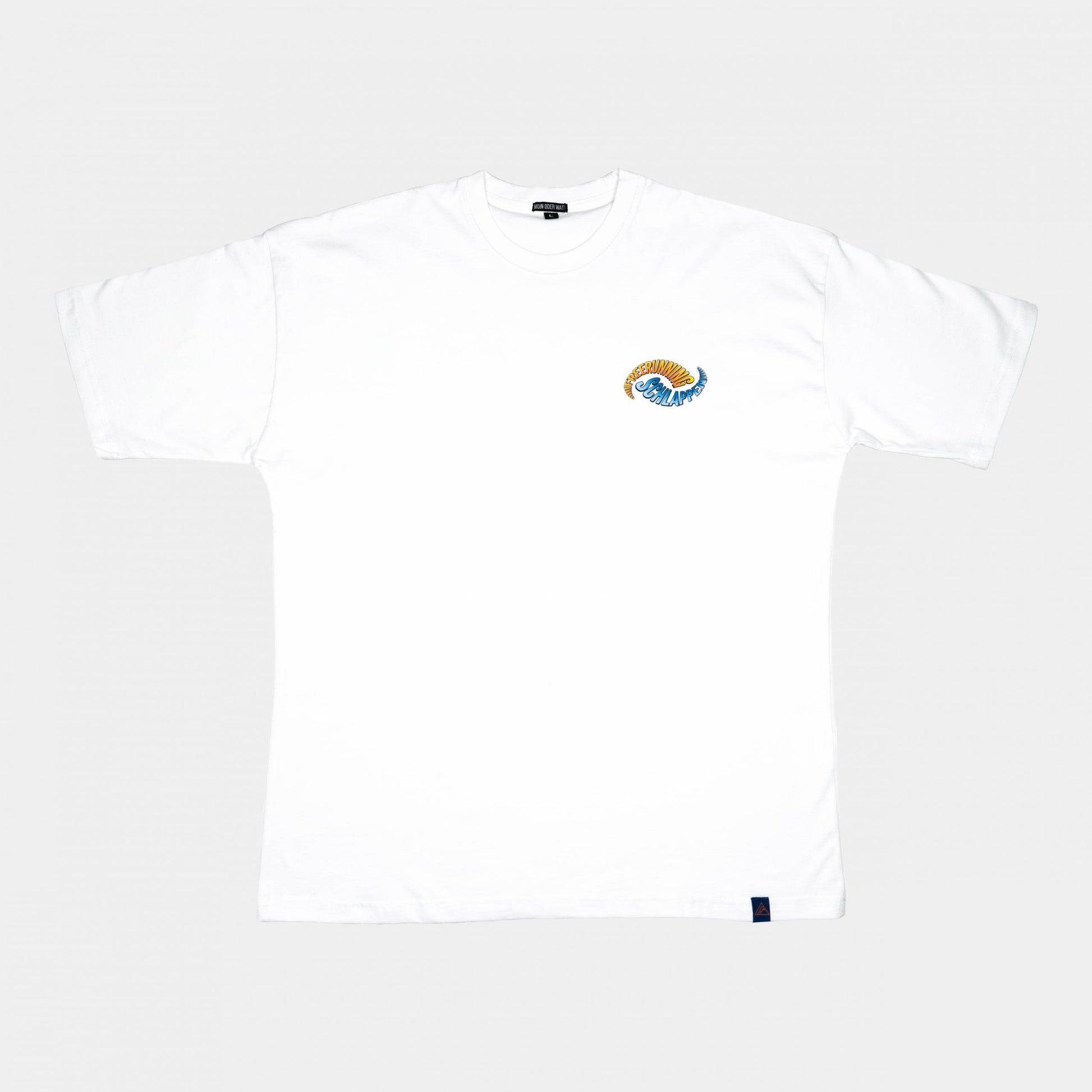 �Schlapp up your Life� - Oversized T-Shirt in Wei� image 0