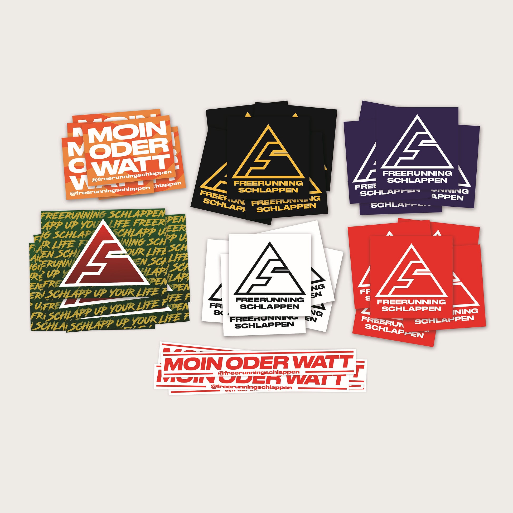 Schlappen Basic Sticker Set