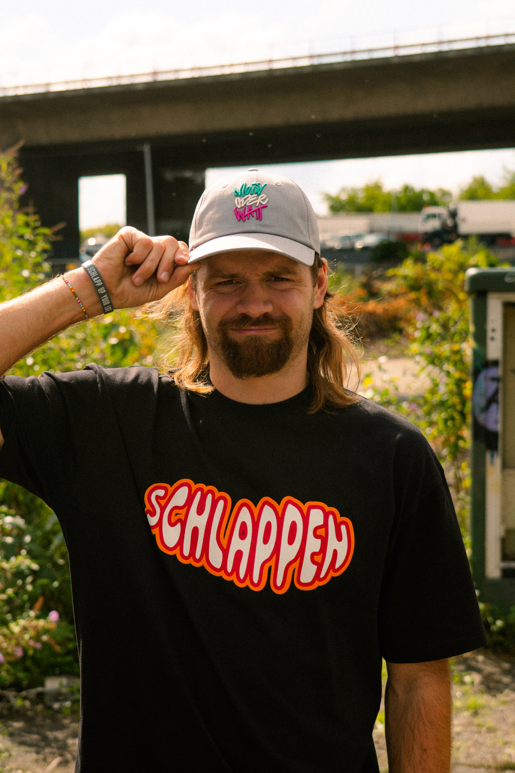 „Moin oder watt“ - Kappe - Grau