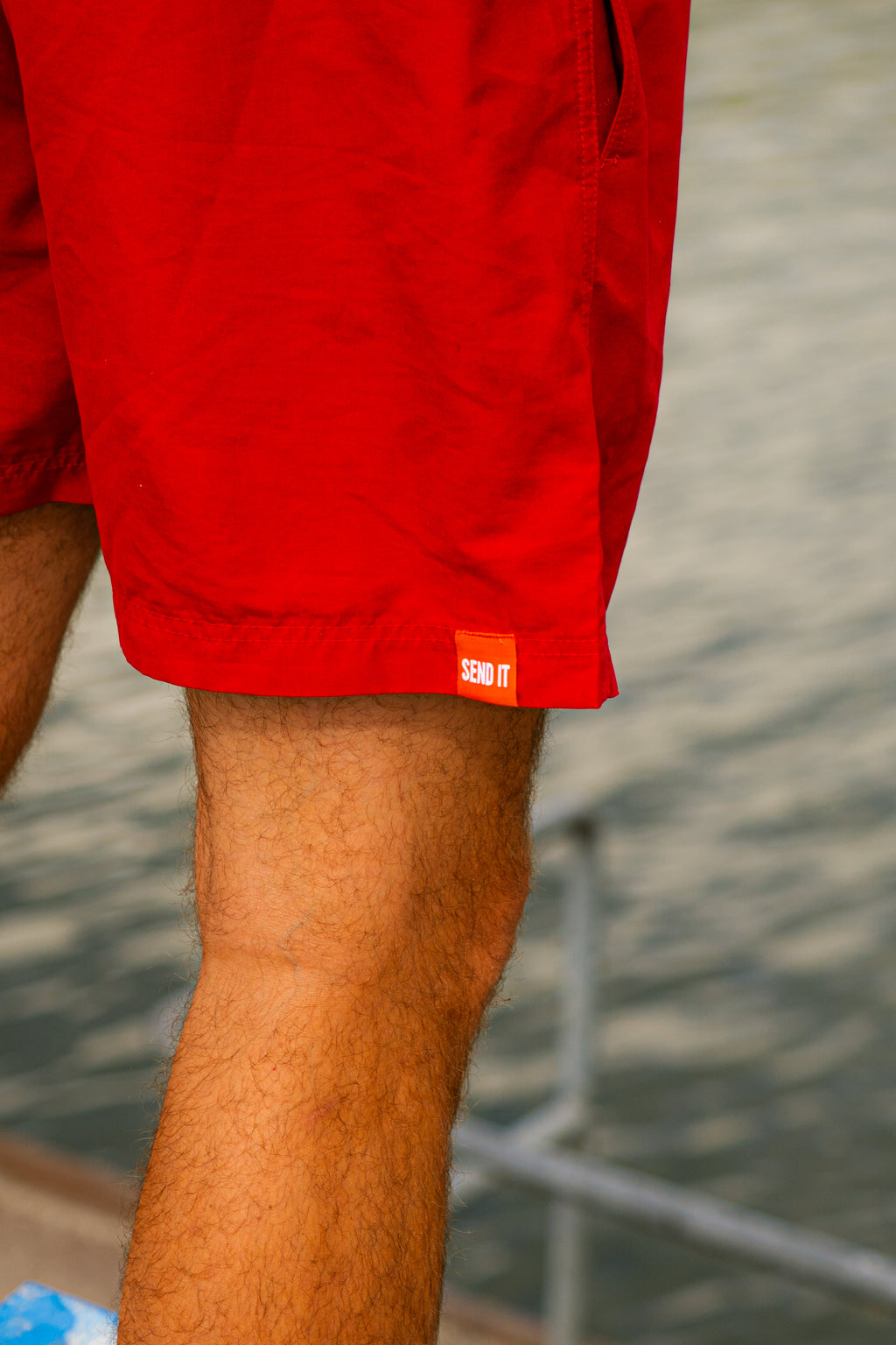 Rote Badehose