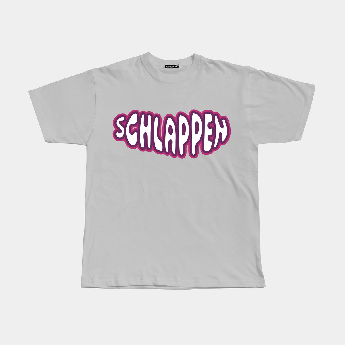 Kaugummi anne Schlappen T-Shirt - Grau