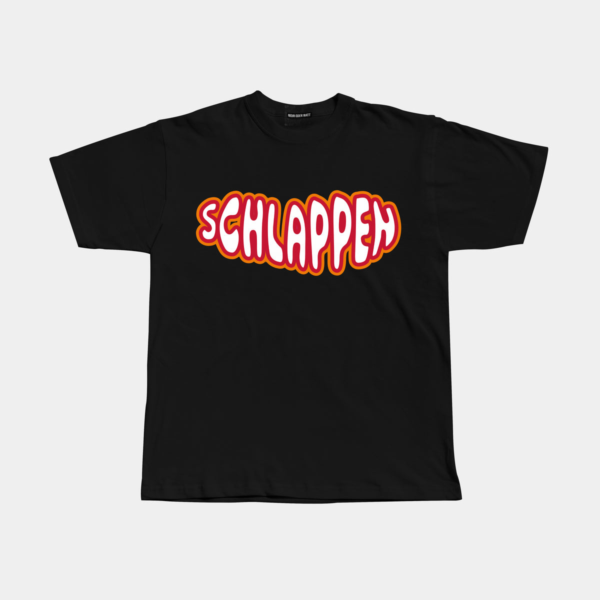 Kaugummi anne Schlappen T-Shirt - Schwarz